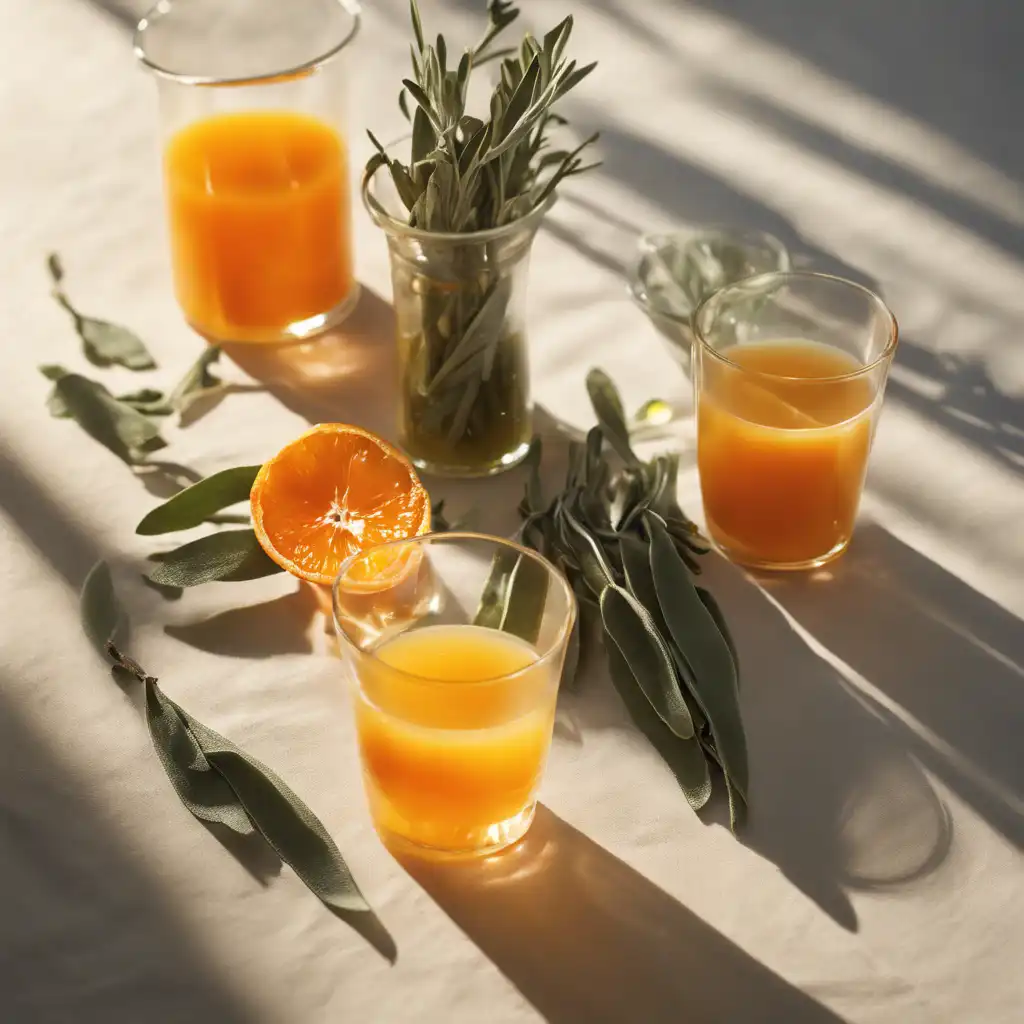 Sage and Tangerine Juice