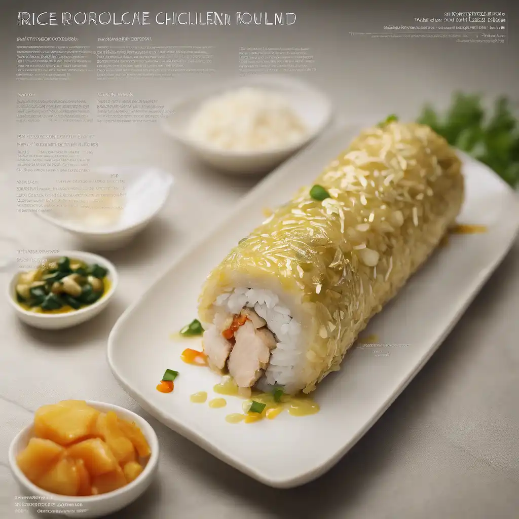 Rice Roulade with Chicken Filling