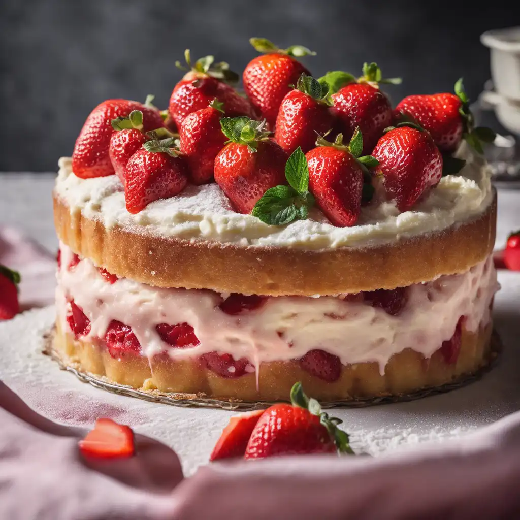 Strawberry Ricotta Cake