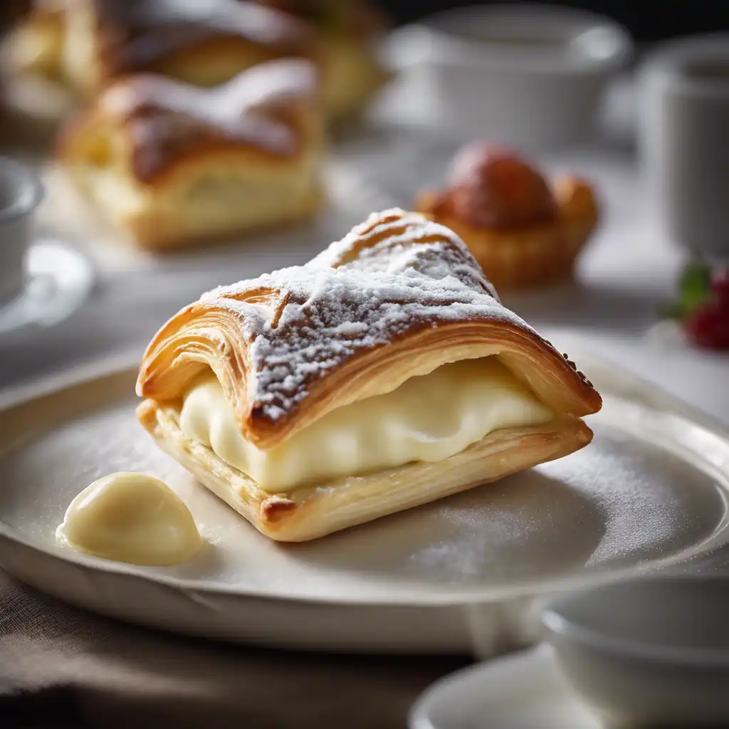 Danish-Style Sweet Pastry Filled with Ricotta