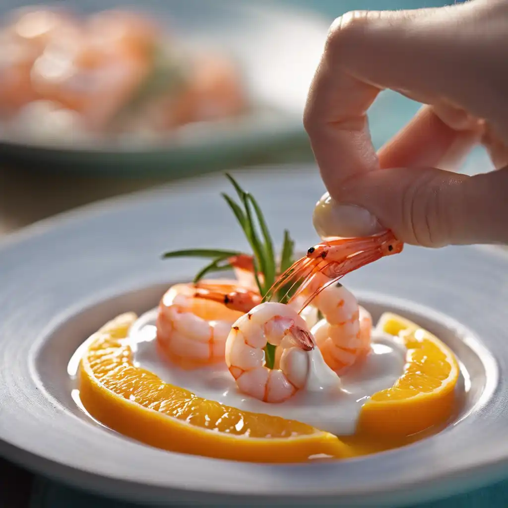 Shrimp with Yogurt and Orange