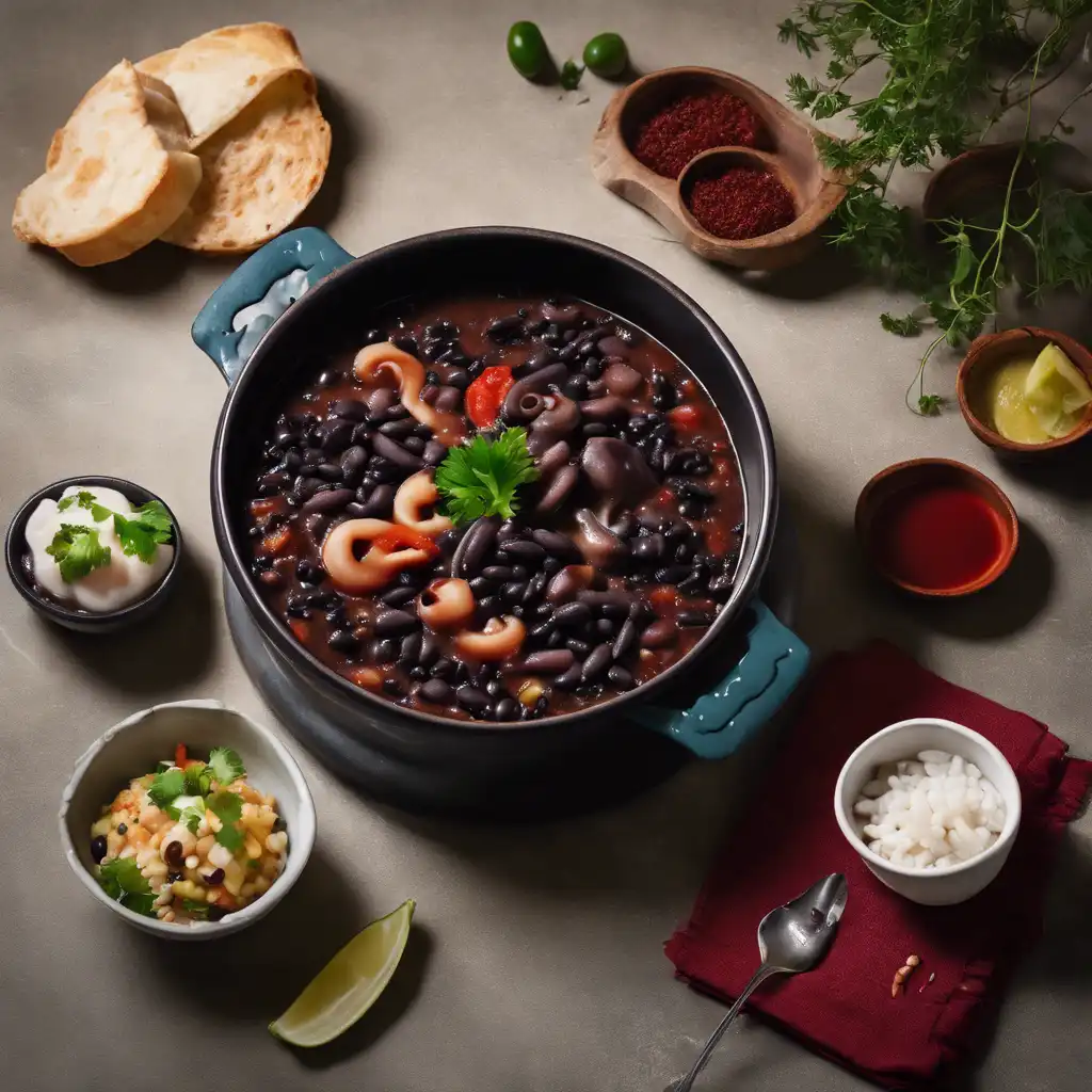 Lula with Black Bean Stew