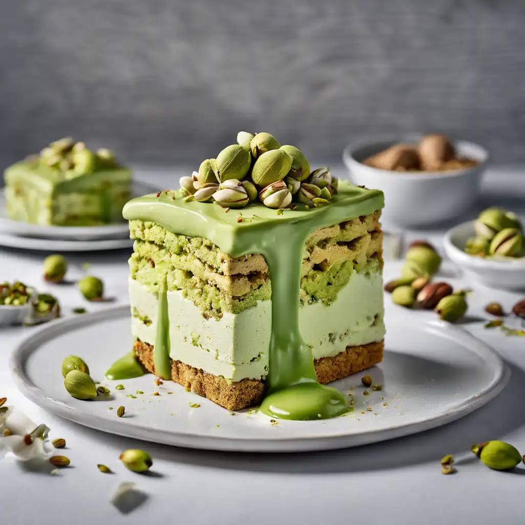 Pistachio Ice Cream Cake