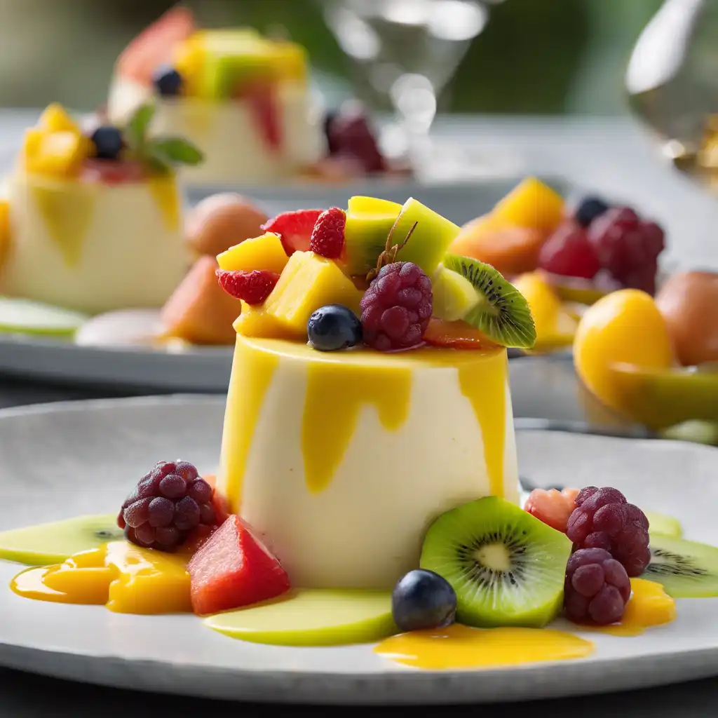 Fruit Salad with Zabaglione