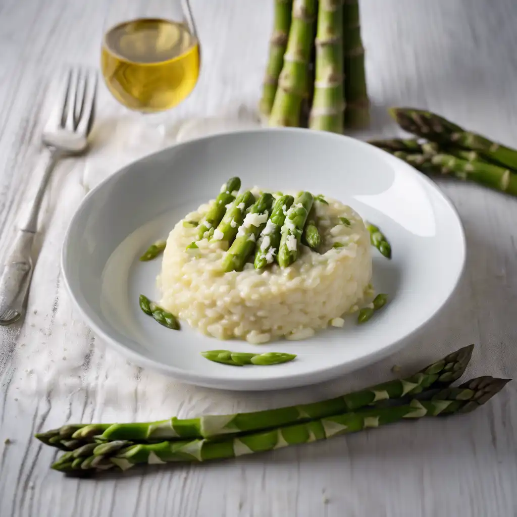 Asparagus and Camembert Risotto