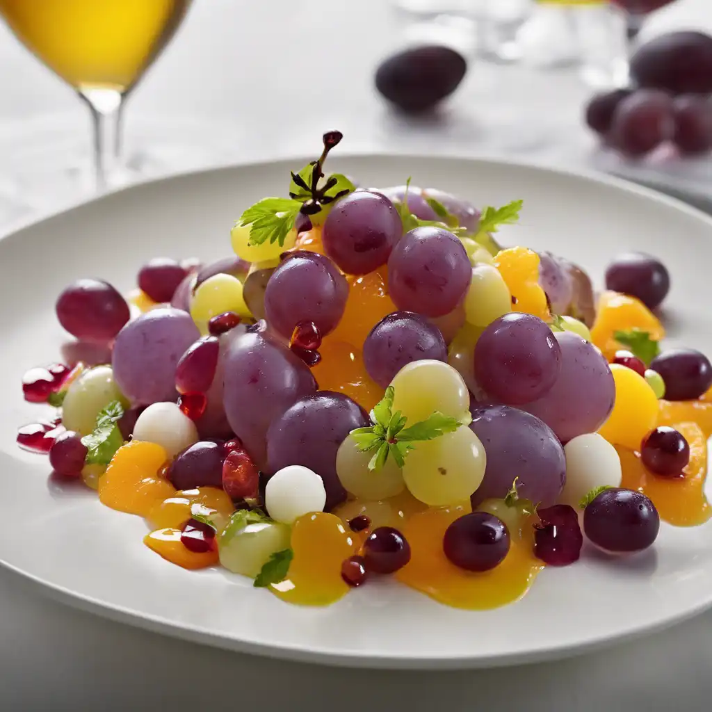 Grape Salad with White Wine