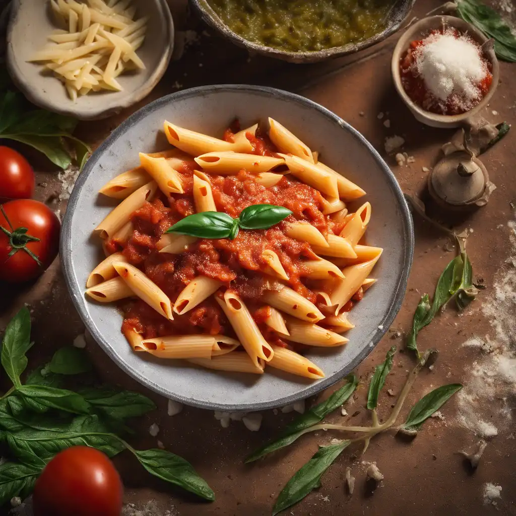 Penne with Manjericao