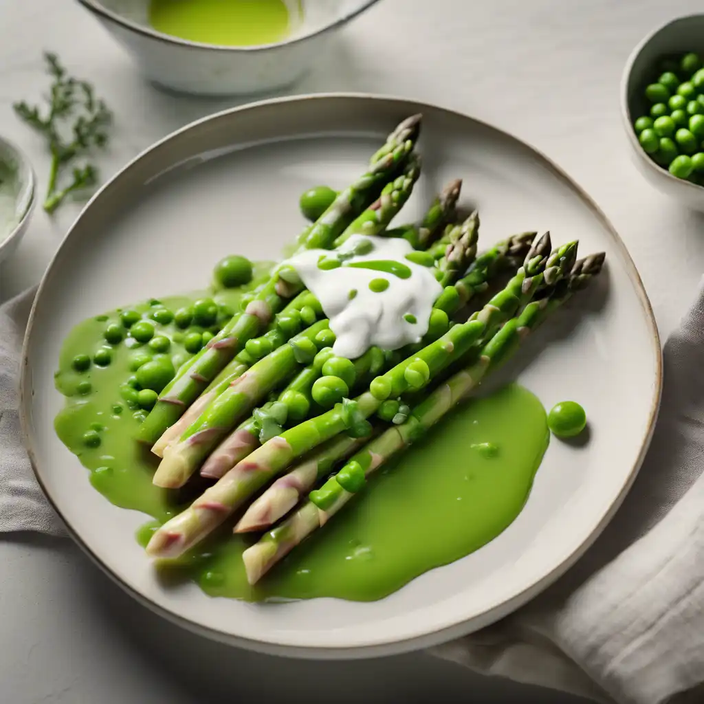 Asparagus with Peas