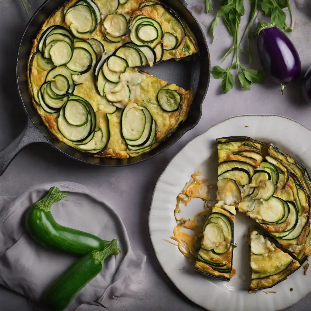 Eggplant and Zucchini Frittata