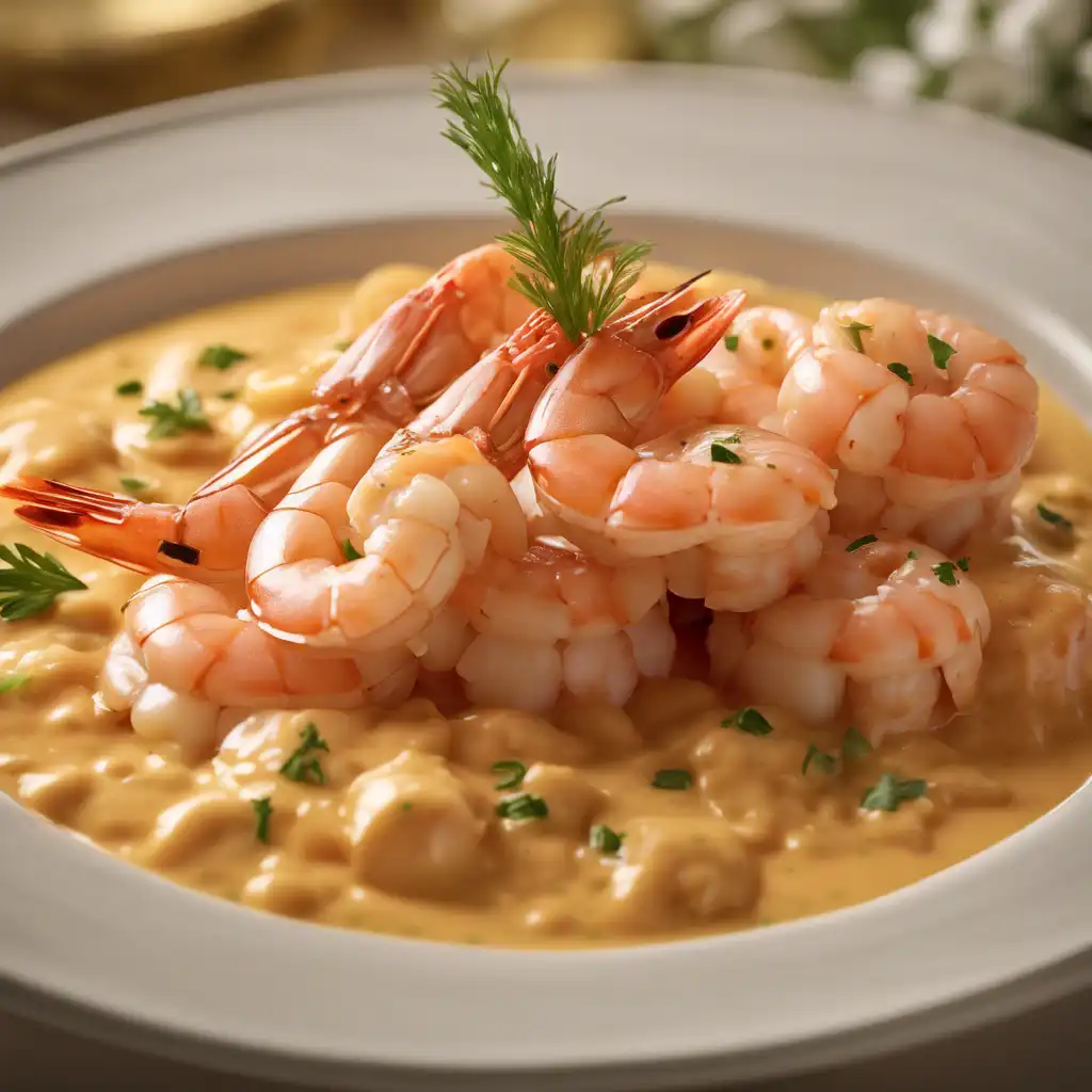 Lover's Delight with Shrimp Sauce