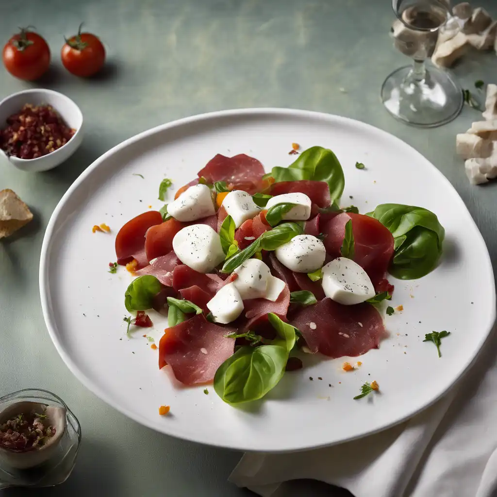 Racala Salad with Bresaola and Mozzarella