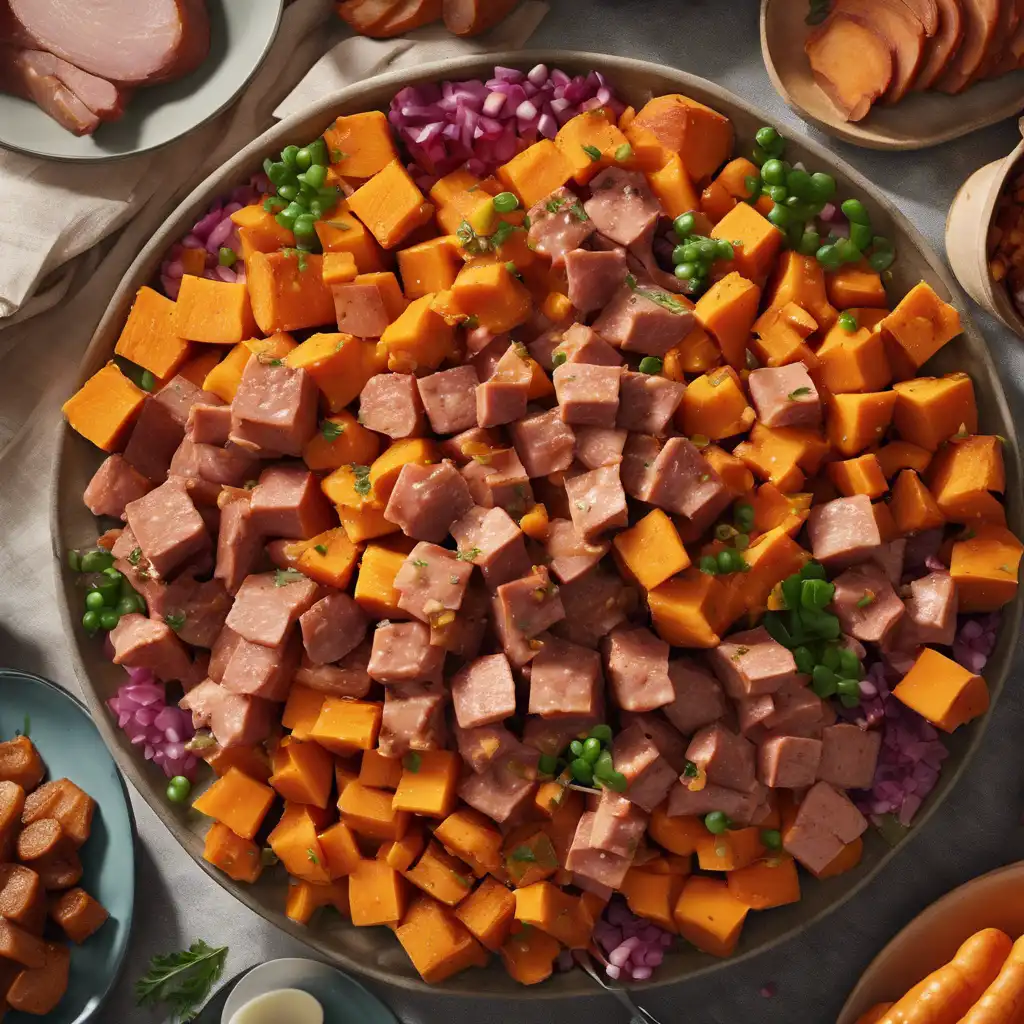 Sweet Potato Salad with Sausage