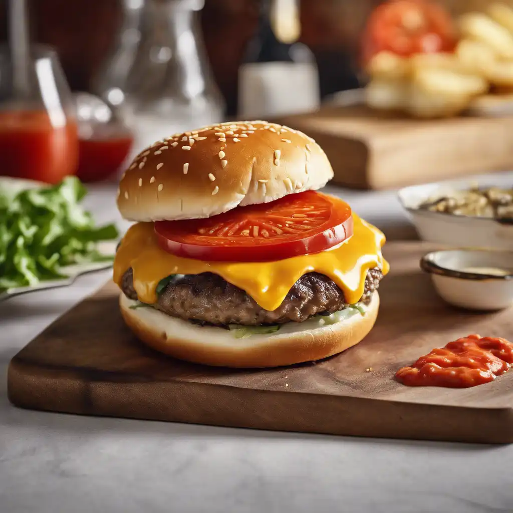 Cheeseburger with Tomato