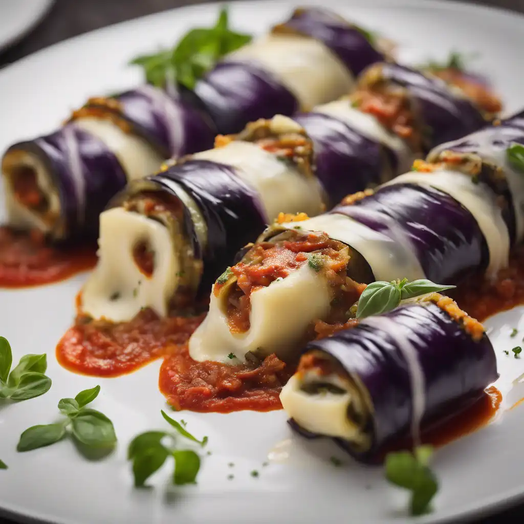 Eggplant Rollatini with Provolone Cheese