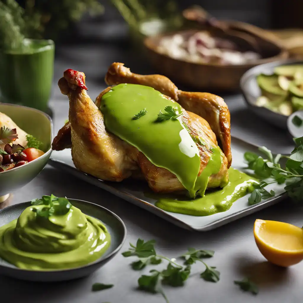 Chicken with Avocado Purée