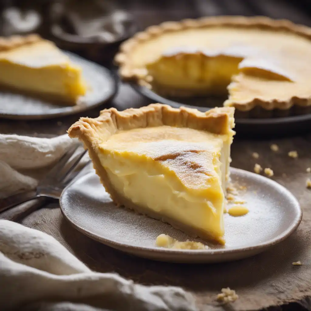 Custard Pie with Vanilla Filling