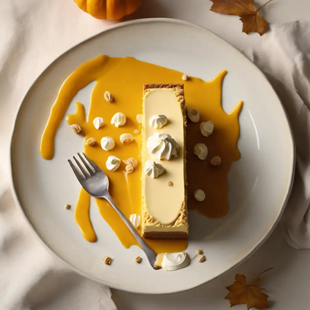 Creamy Squash Cheesecake with White Chocolate