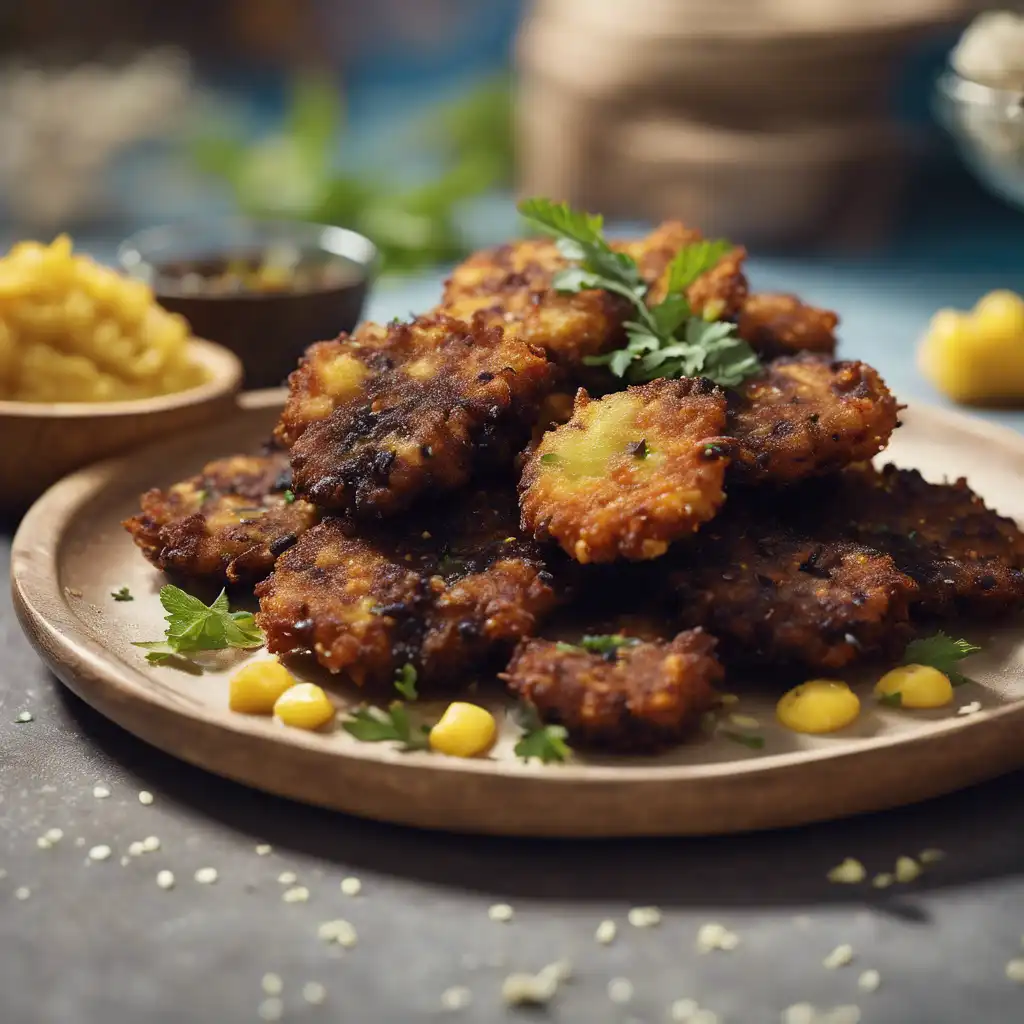 Manioc and Black Bean Fritters