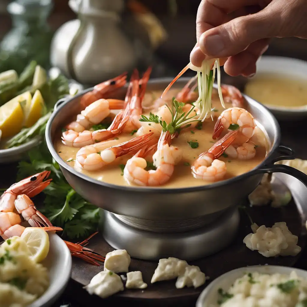 Foto de Fondue de camarão