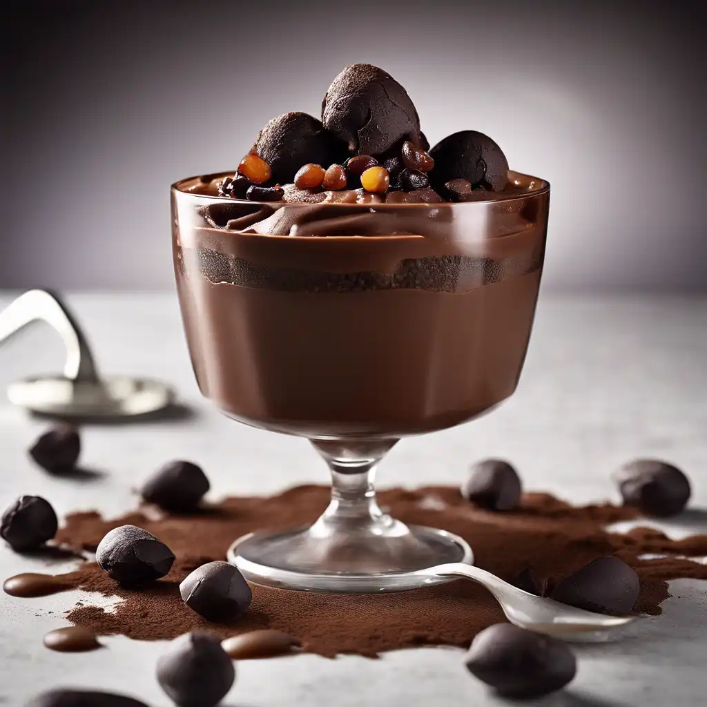 Chocolate Mousse with Raisins