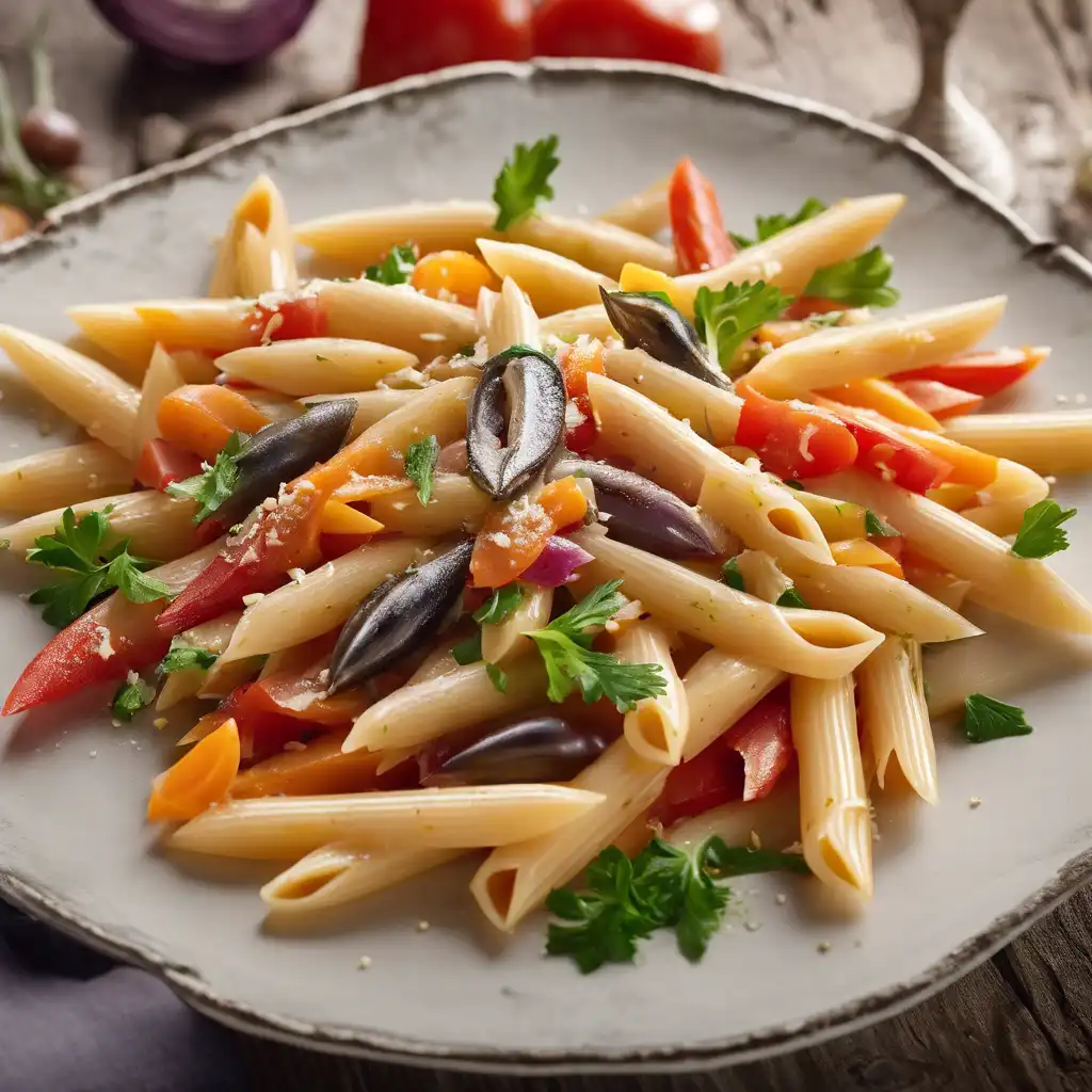 Penne and Anchovy Salad