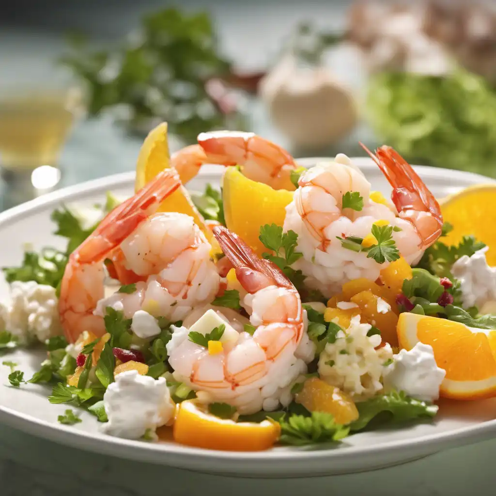 Shrimp Salad with Orange