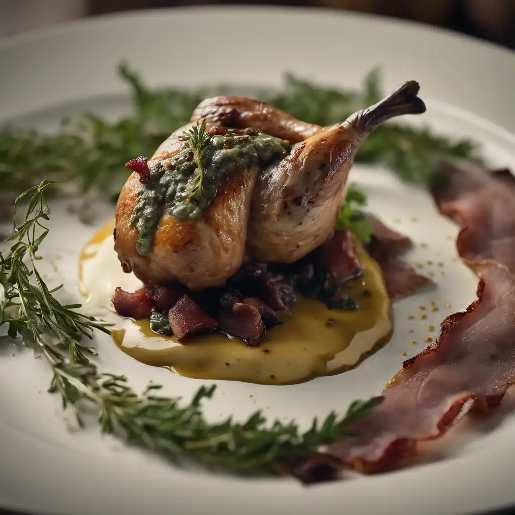 Quail with Herb Sauce