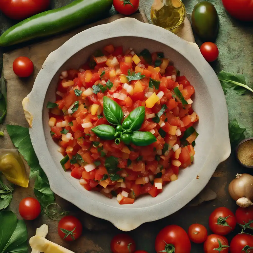 Tomato and Manioc Salsa