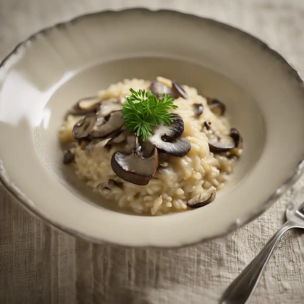 Mushroom and Gorgonzola Risotto