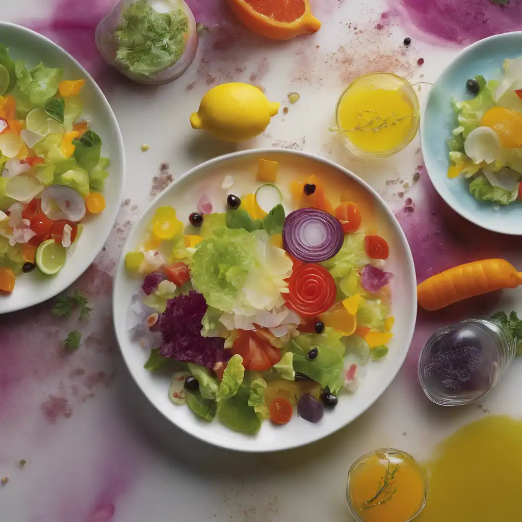 Mixed Salad with Gelatin