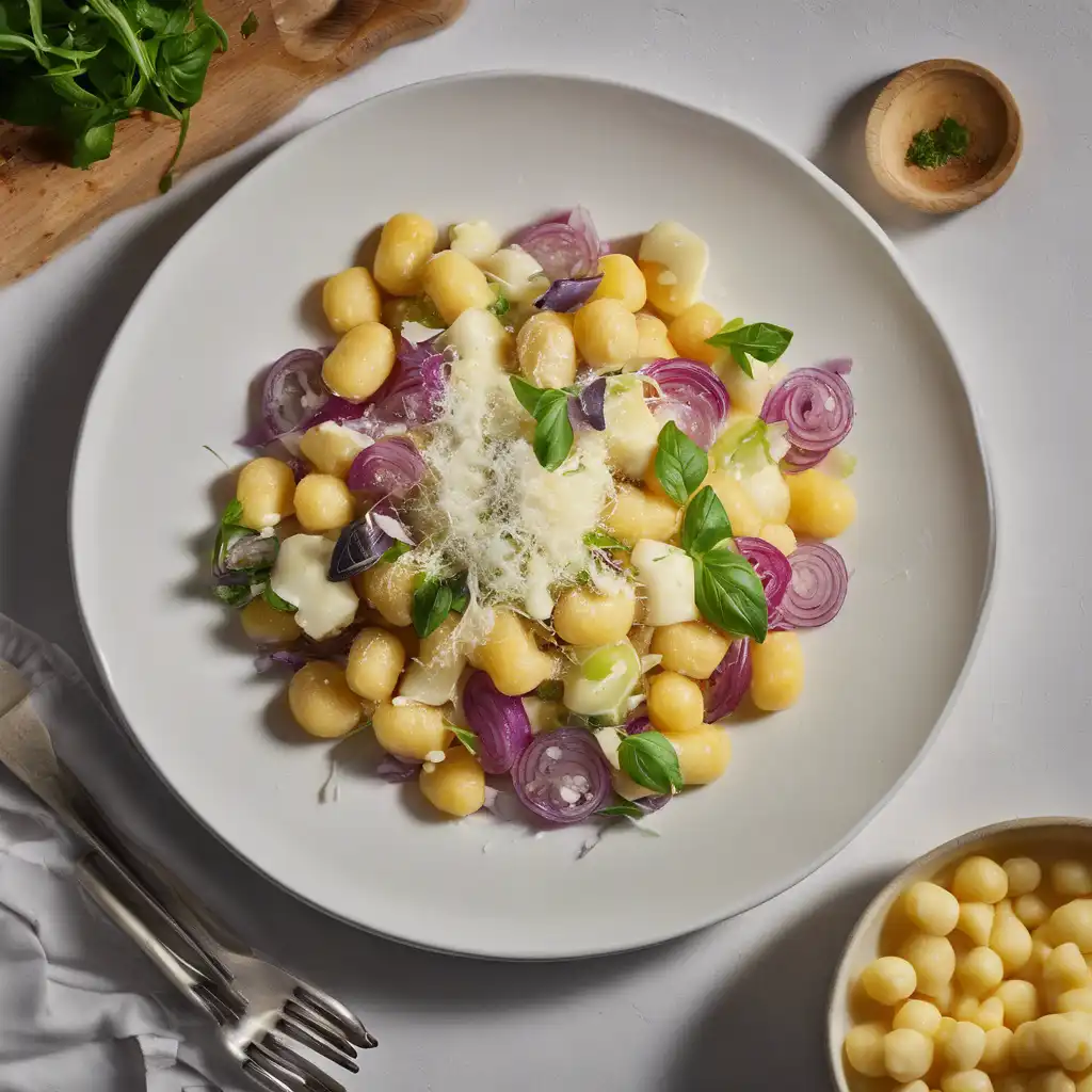 Gnocchi Salad with Minas Cheese