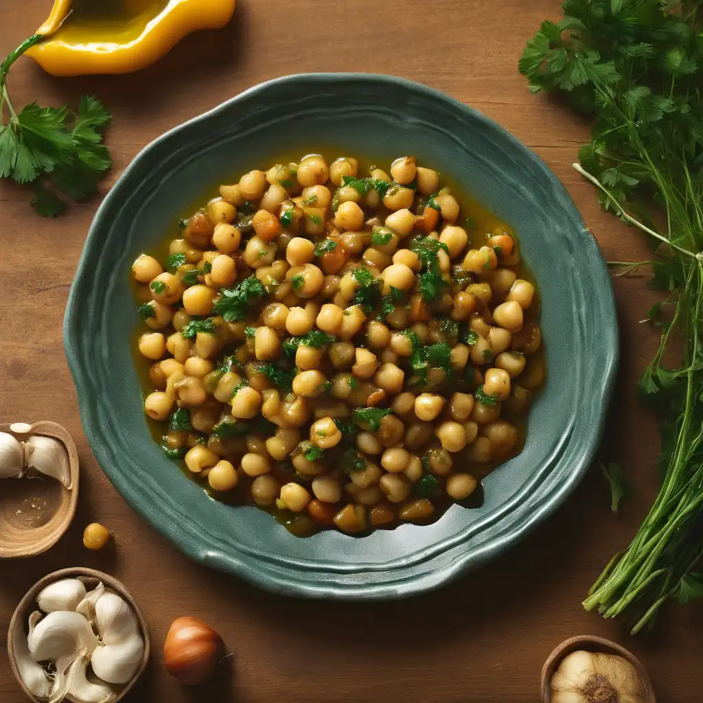 Garbanzo with Garlic and Olive Oil