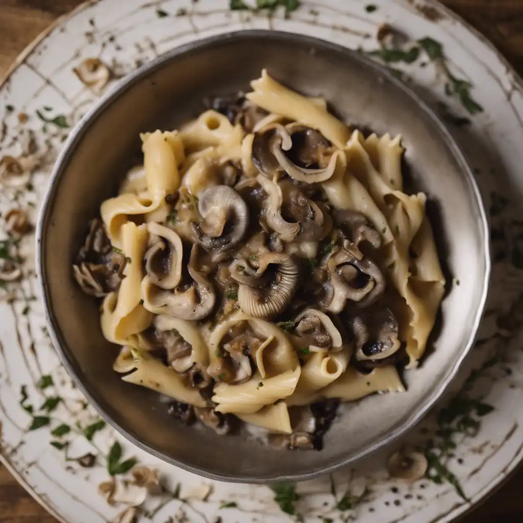 Dried Mushroom Stuffed Pasta