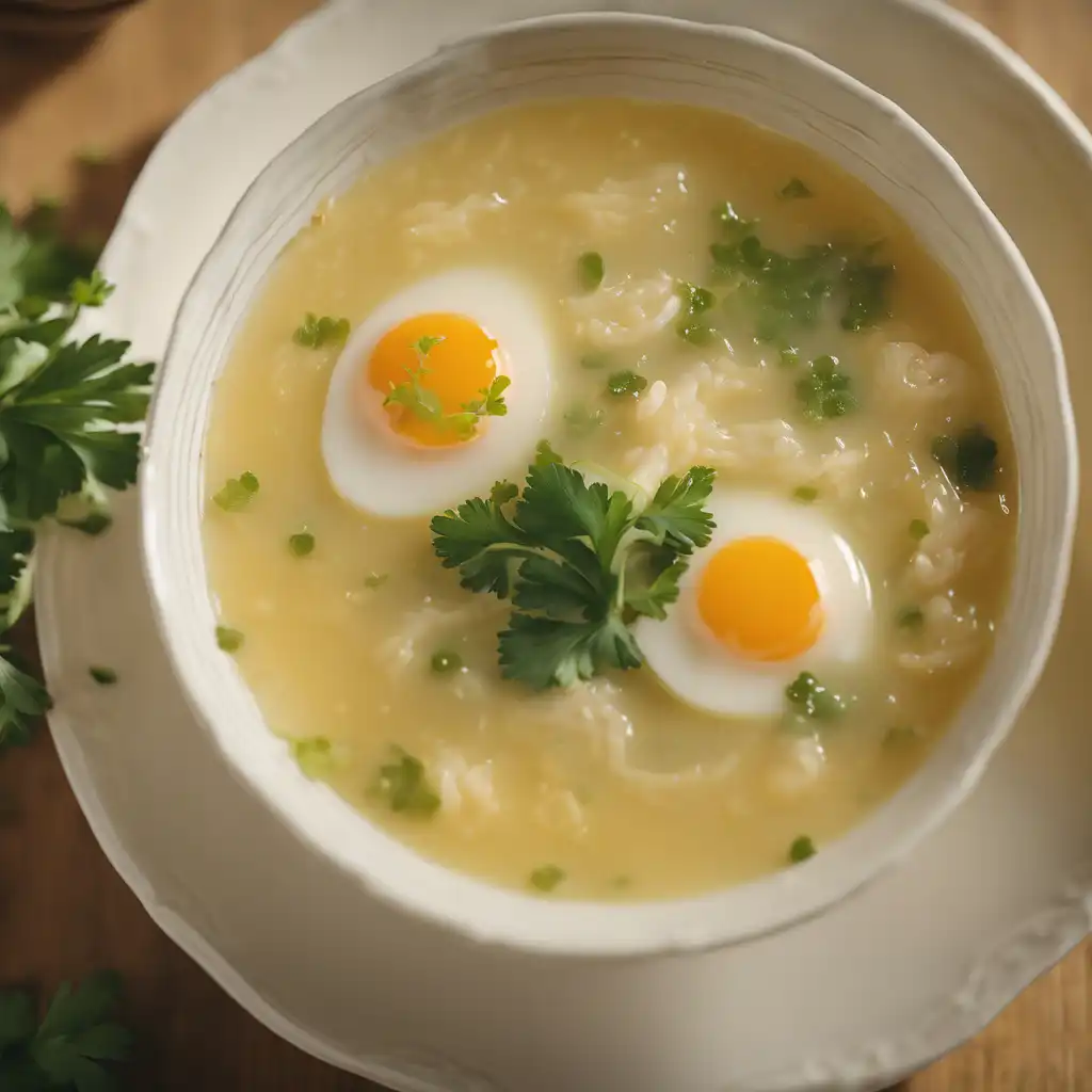 Roman Egg Drop Soup