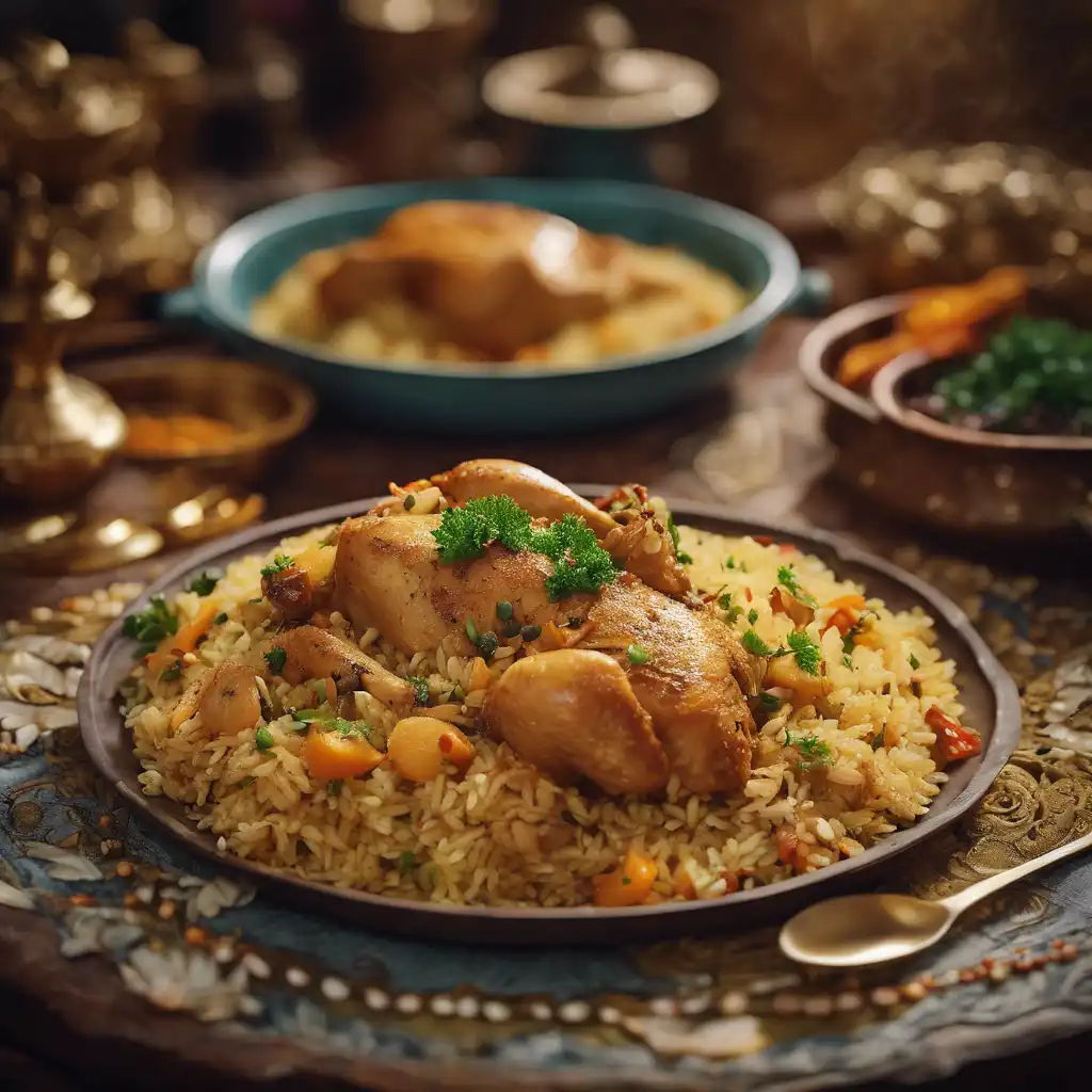 Chicken and Spice Pilaf (Polao)