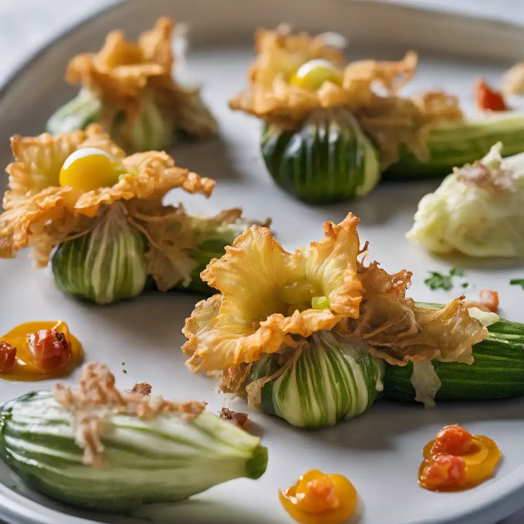 Stuffed Zucchini Blossoms