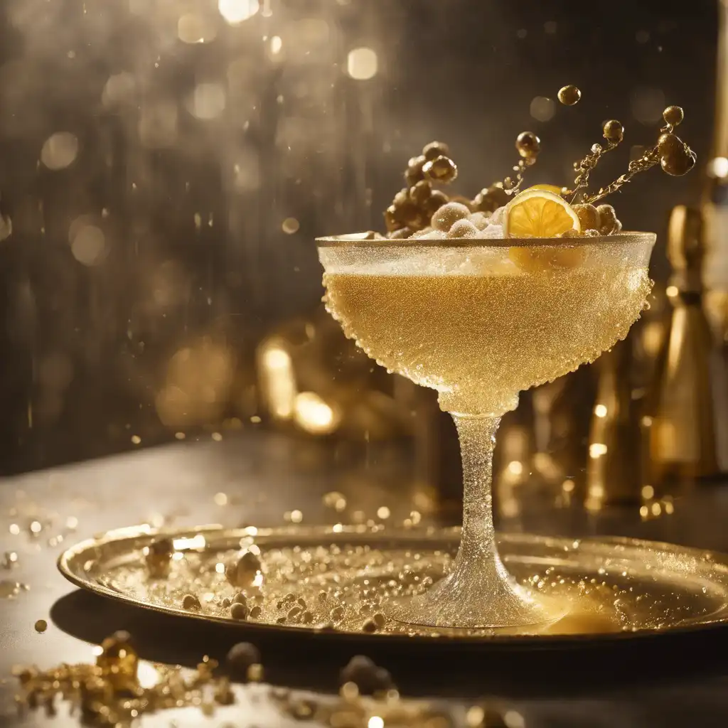 Golden Lady (Champagne Cocktail).