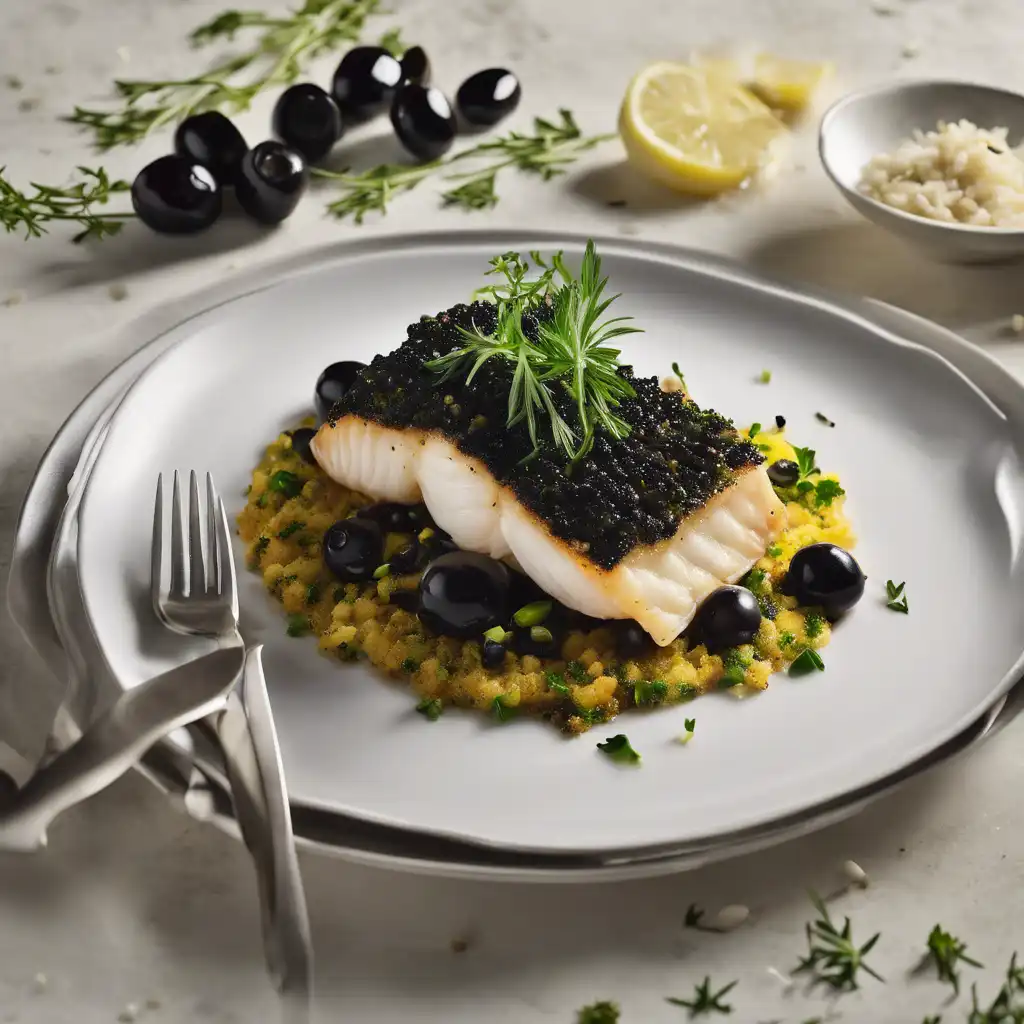 Cod with Olive Crust