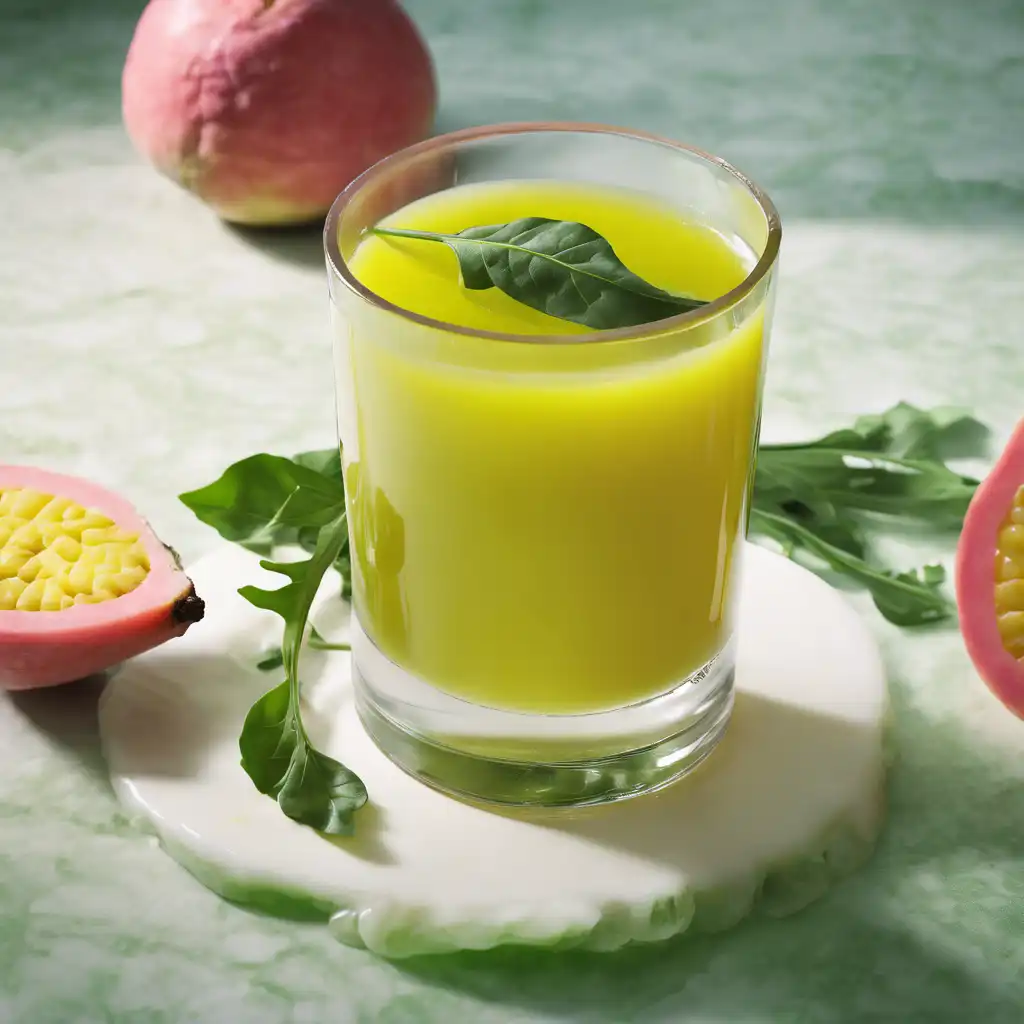 Guava Juice with Dandelion Greens