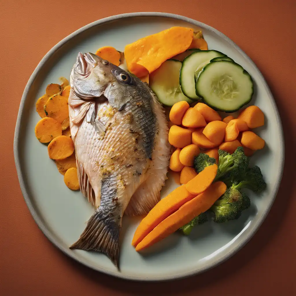 Tilapia with Crunchy Vegetables