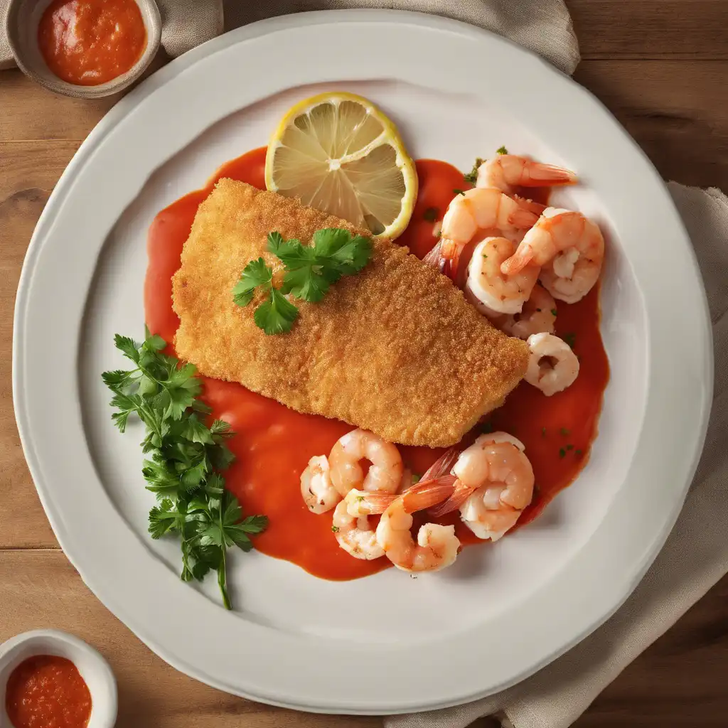 Breaded Fish with Shrimp