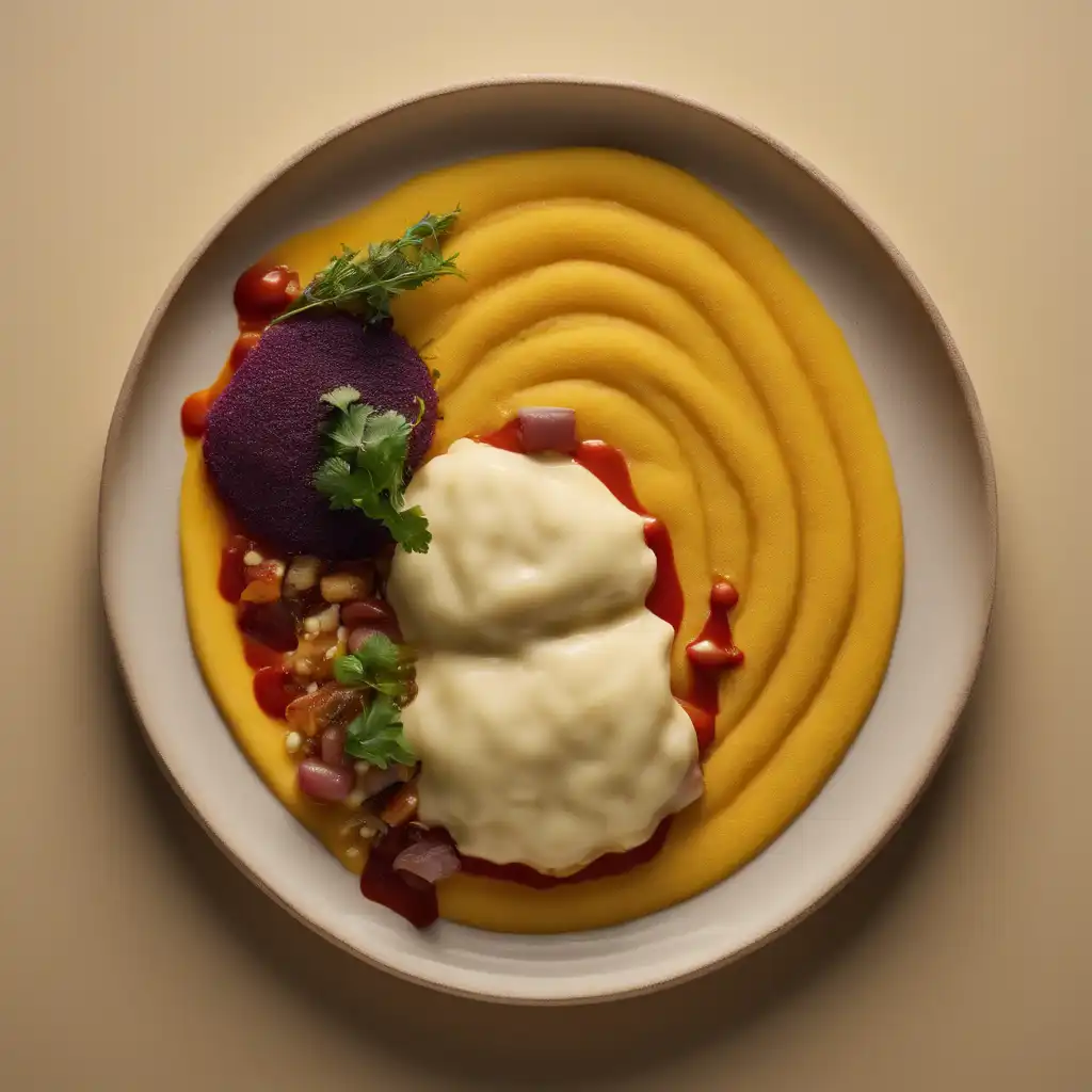 White Polenta with Lula Sauce