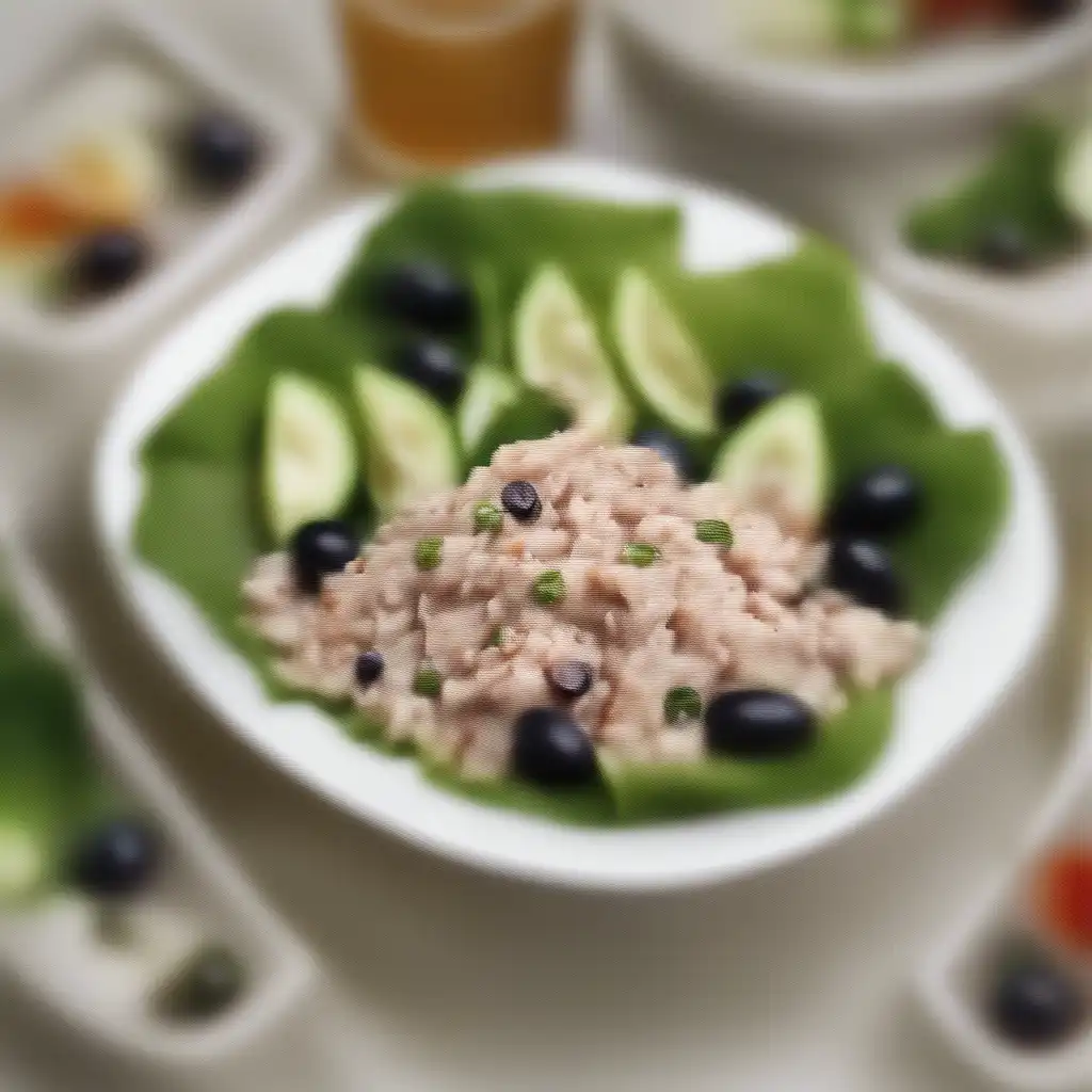 Tuna Salad with Sweet and Sour Dressing