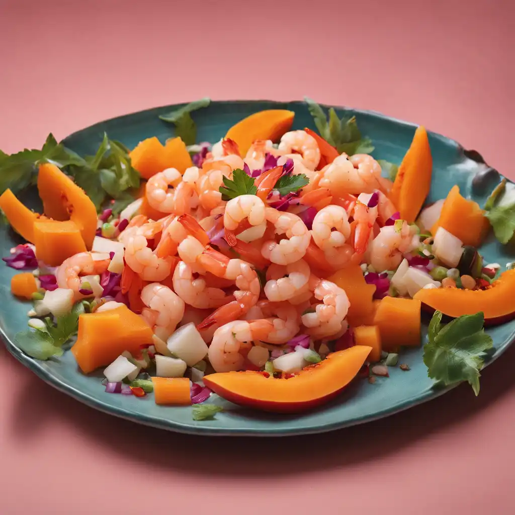 Papaya and Shrimp Salad