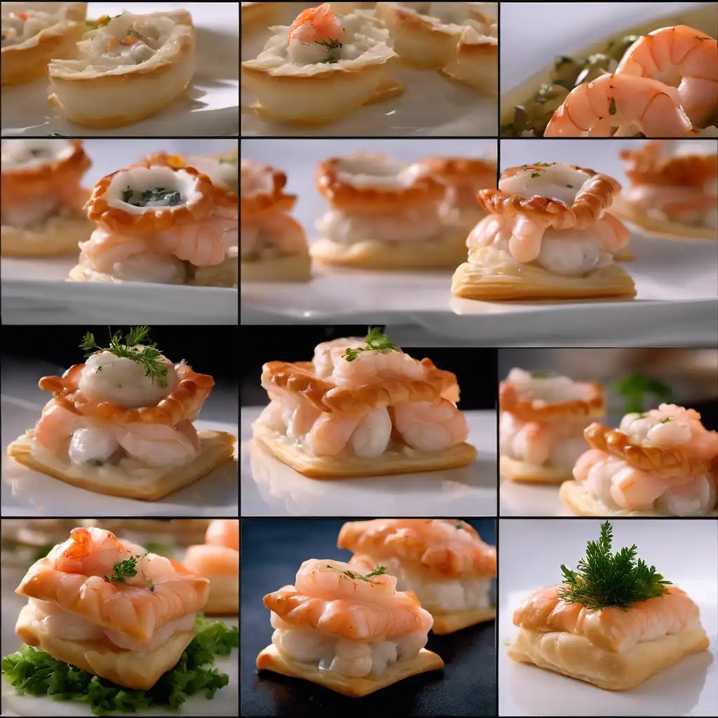 Seafood with Shrimp Vol-au-Vent