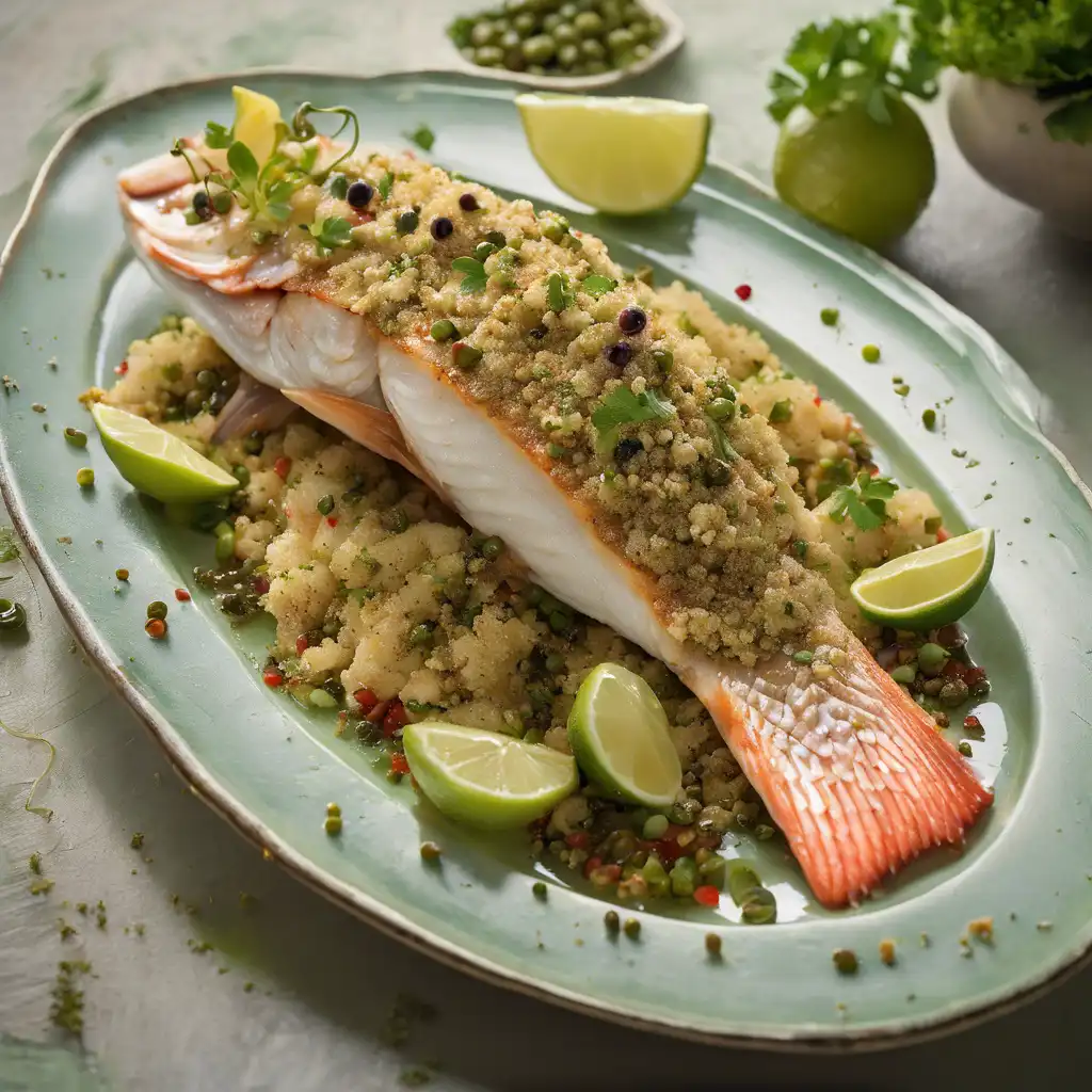 Redfish with Lime and Capers