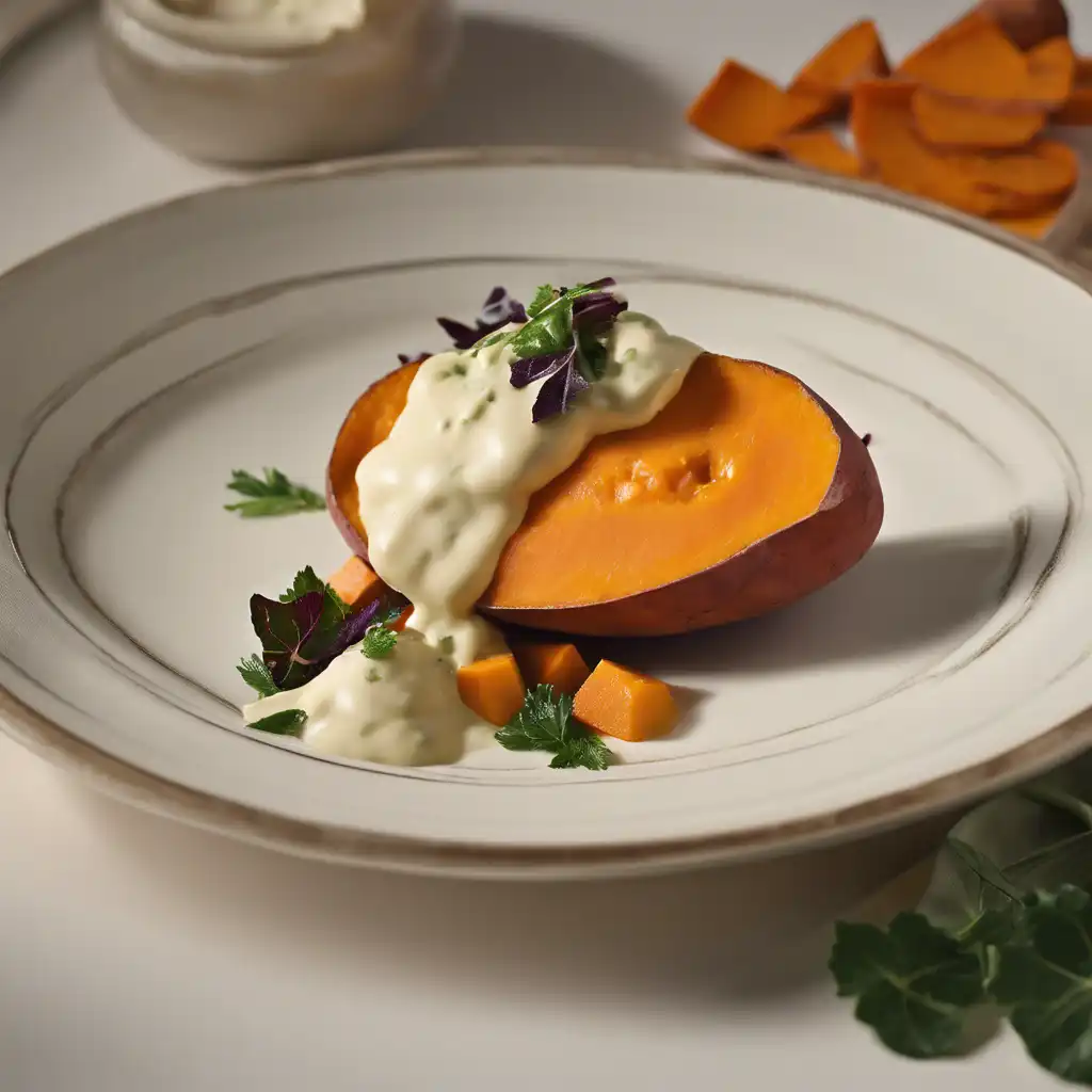 Sweet Potato with Savoy Cream