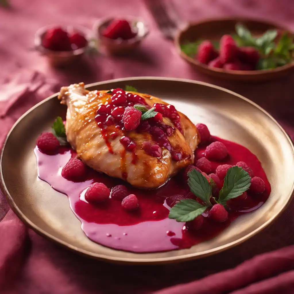 Chicken Breast with Raspberry Sauce