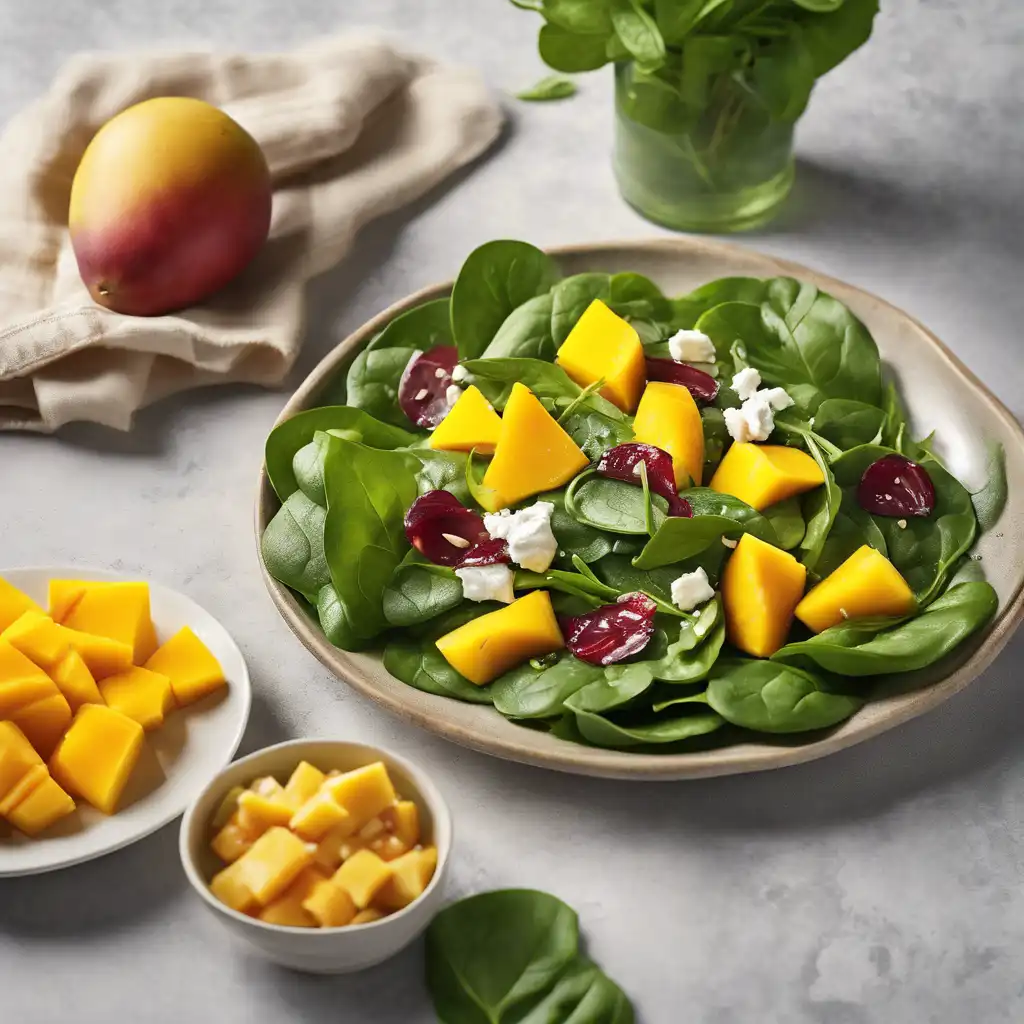 Spinach Salad with Mango