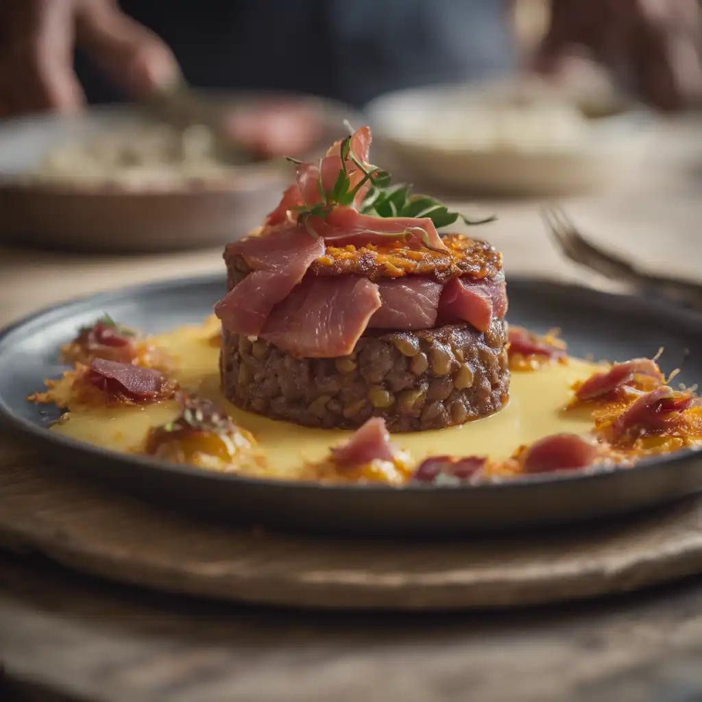 Carne with Requeijão Cake